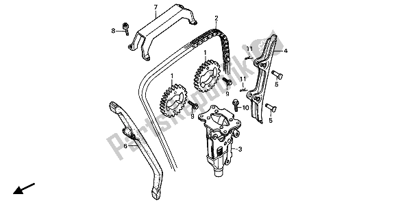 Cbr1000f cam chain tensioner outlet